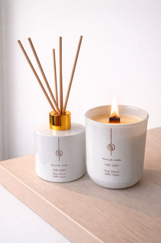 Σετ Αρωματικού Χώρου ORCHID – Κερί Σόγιας