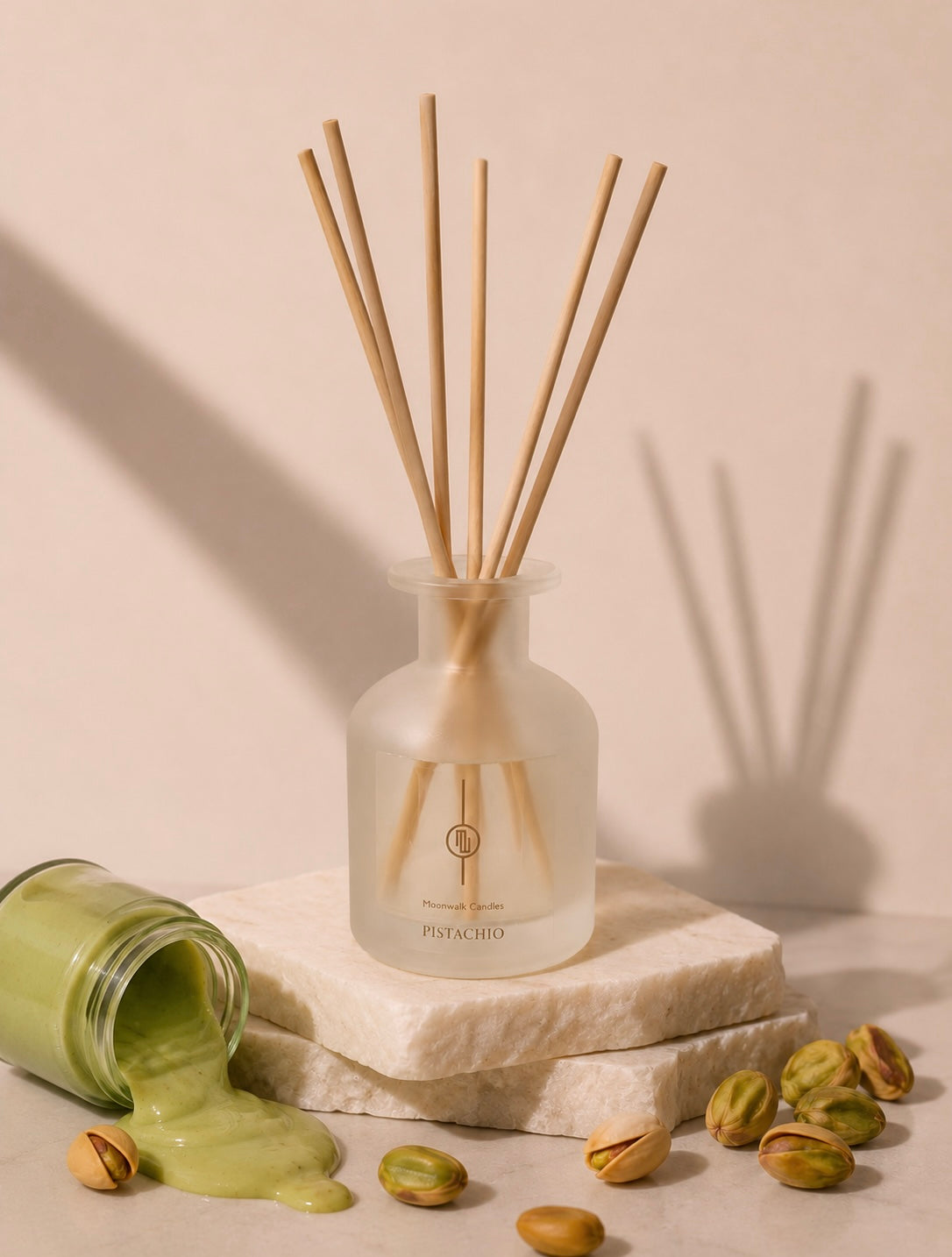 PISTACHIO REED DIFFUSER 150ml  – Βελούδινο Άρωμα Pistachio Lava Cream